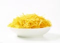 Dried egg noodles Royalty Free Stock Photo