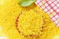 Dried egg noodles Royalty Free Stock Photo