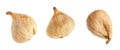 Dried fig fruits falling on background. Banner design Royalty Free Stock Photo