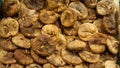 Dried figs at the Istanbul street market Royalty Free Stock Photo