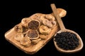 Dried figs and raisins Royalty Free Stock Photo