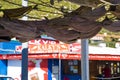 Dried Fish bokkoms hanging outside Kalky`s