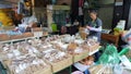 Dried fish stall, Chinatown, Bangkok, Thailand