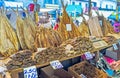 The dried fish stall