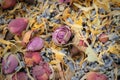 Dried flower potpourri aromatherapy Royalty Free Stock Photo