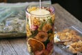 Dried Flowers Candle Craftsmanship. Botanical Floral candle making, herbal handmade craftsmanship.