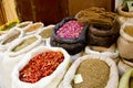 Dried food and spices Royalty Free Stock Photo