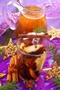 Dried fruit compote for christmas Royalty Free Stock Photo