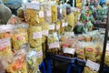 Dried fruit in Da Lat market