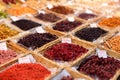 Dried fruit market Royalty Free Stock Photo