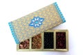 Dried Fruit and Nuts Gift Box Royalty Free Stock Photo