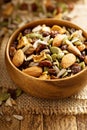 Dried fruit and nuts trail mix Royalty Free Stock Photo