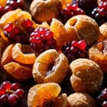 Dried Fruit, preserved organic fruits, dried sweet snacks