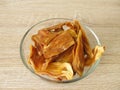 Dried fruits from jackfruit Royalty Free Stock Photo