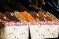Dried fruits and legumes in Morocco. Royalty Free Stock Photo