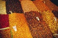 Dried fruits on the market in Marrakesh