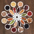 Dried Fruits Sampler Royalty Free Stock Photo