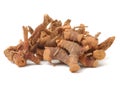 Dried galangal root Royalty Free Stock Photo