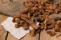 Dried galangal root