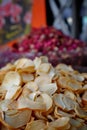 Dried garlic at the spice market