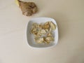 Dried ginger root Royalty Free Stock Photo