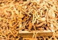 Dried Ginseng in Korean food market