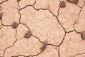 Dried Ground With Mudcracks Royalty Free Stock Photo