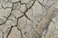 Dried ground with natural cracks Royalty Free Stock Photo