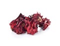 Dried hibiscus sabdariffa or roselle fruits