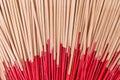 Dried incense stick groups patterns texture for background Royalty Free Stock Photo