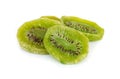 Dried kiwi fruit.