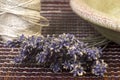 Dried lavender bunch Royalty Free Stock Photo