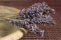 Dried lavender bunch Royalty Free Stock Photo