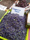 Dried lavender flower in the Spice market