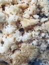 dried leftover rice