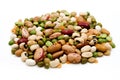Dried legumes and cereals Royalty Free Stock Photo