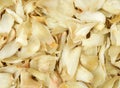 Dried lily bulbs, traditional chinese herbal medicine Royalty Free Stock Photo