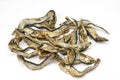 Dried little fishes Royalty Free Stock Photo