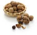 Dried longan fruits