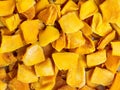 dried mango fruit slices background Royalty Free Stock Photo