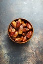 Dried Medjoul date fruit Royalty Free Stock Photo