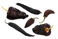 Dried mexican chile peppers