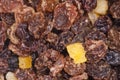 Dried Mixed Fruit background