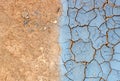 Dried mud pattern from a geothermal area in Iceland Royalty Free Stock Photo