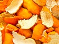 Dried orange peel Royalty Free Stock Photo