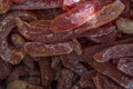 Dried Organic Red Papaya Fruit as Background Royalty Free Stock Photo