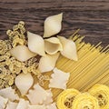 Dried Pasta Abstract Royalty Free Stock Photo