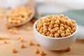 Dried peas in bowl