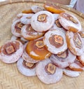 Dried persimmon close up