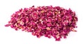 Dried petals of rose